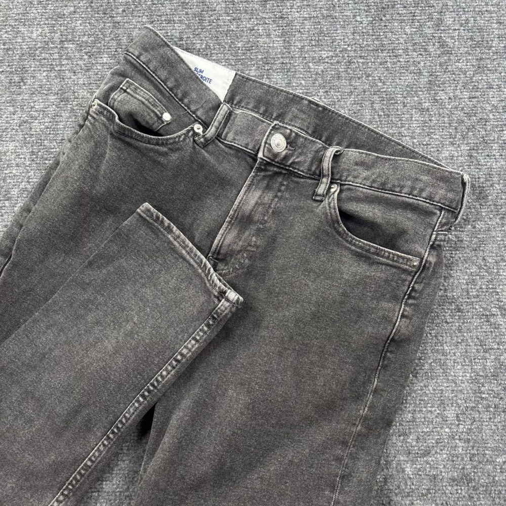 H&M Slim Fit Jeans 30x32 Gray Faded Wash Denim Mens